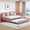 Pink, variant on Bellemave Twin Size Daybed with Trundle, Linen Upholstered Daybed with Twin Trundle, Twin Size Sofa Bed Frame for Bedroom Guest Room Living Room（Yellow)