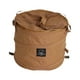 thumbnail image 4 of Bolsa de basura plegable para acampar con cierre de clavos, organizador y reciclable. Marrón, 4 of 9