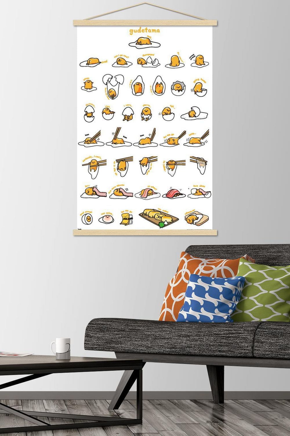 Gudetama - Grid Wall Poster