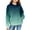 Mint Green, variant on Teen Girls Ribbed Hoodies Gradient Color Cute Trendy Pullover Hoodie with Pockets Kids Fleece Warm Sweatshirts Clothes
