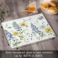 thumbnail image 6 of CounterArt Lovely Floral 3mm Tempered Glass Cutting Board 15" by 12", 6 of 8