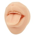 thumbnail image 2 of Práctica De Perforación Partes Del Cuerpo, Fácil De Operar Versátil Suave Reutilizable Simulación Portátil Modelo De Boca De Lengua De Silicona Para Uñas De Labios, 2 of 8