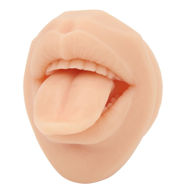 Modelo de boca de lengua de silicona 3d Modelo de boca de lengua de silicona suave Modelo de práctica de perforación de lengua de silicona Modelo de boca de lengua Modelo de ANGGREK Otros