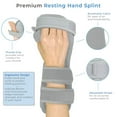 thumbnail image 2 of Mars Wellness Resting Hand Splint  Ergonomic Finger Splint Immobilizer  - Right Medium, 2 of 6