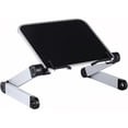 thumbnail image 1 of Atril para libros: atril para libros con altura y ángulo ajustables, soporte de lectura con brazos de aluminio y clips para carpetas, soporte para libros de cocina para HardCov grandes y pesados, 1 of 5