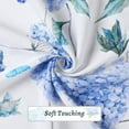 thumbnail image 6 of Square Tablecloth 60x60 Inch, Blue Floral Table Cloth for Square Table, Waterproof Spring Tablecloth Wrinkle Free for Patio, Card Table, Party Decor, 6 of 6