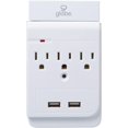 thumbnail image 1 of czcpp-Globe Station de Charge Électrique 78081 avec Protection contre les Surtensions, 2X Ports USB, Support de Téléphone, Finition Blanche, 1 of 4