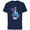 Navy, variant on Encanto Mirabel Colorful Vibes Butterfly Dance - Short Sleeve Cotton T-Shirt for Adults - Customized-Natural