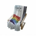 thumbnail image 4 of Pride Soft Flannel Fleece Throw Blanket, Happy Gay Pride with Hand Writing Celebration Theme LGBT Colored Paint Image Print, Cozy Plush for Indoor and Outdoor Use, 50" x 70", Multicolor, by Ambesonne, 4 of 6