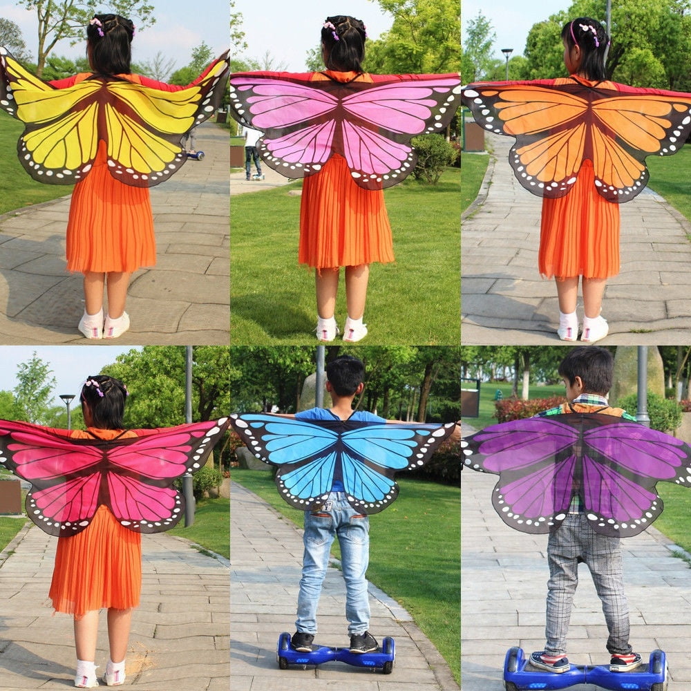 Fairy Butterfly Wings Fancy Dress Costume Party Book Day Hen Night Child Lot 