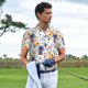 thumbnail image 3 of Balery Lilies Flowers Camisa Polo de Hombre con Estampado, de Manga Corta y Tejido Medio, Camisa Tipo Golf Polo-Medium, 3 of 6