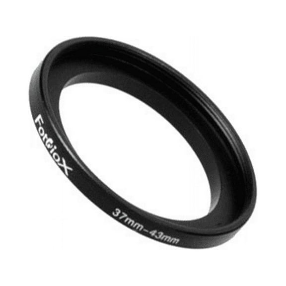 Fotodiox Metal Step Up Ring Filter Adapter, Anodized Black Aluminum 37mm-43mm, 37-43 mm