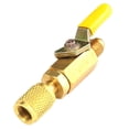 thumbnail image 3 of Válvu de bo de infble 7.5x5x2cm Adecuado para 1/4 "SAE Accs Amarillo Sunnimix Válvula de bola recta de manguera, 3 of 8