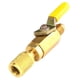 thumbnail image 3 of Válvula de de de Carga Inflable R134A para Accesorios de Herramientas SAE de 1/4 " Amarillo shamjiam Válvula de bola recta de manguera, 3 of 8