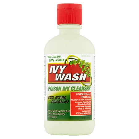 Ivy Wash Poison Ivy Cleanser, 6 oz (Best Way To Treat Poison Ivy On Face)