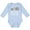 AE-Light Blue, variant on My Aunt Loves Me Niece Nephew Elephant Boys or Girls Long Sleeve Baby Bodysuit