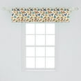thumbnail image 2 of Ambesonne Birds Window Valance, Funny Cartoon Design, 54" X 12", Multicolor, 2 of 3