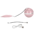 thumbnail image 1 of Bola de juguete giratoria para gato con luz LED giratoria automática interactiva para interiores recargable, 1 of 8