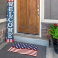 thumbnail image 5 of Ranliy 4Th of July Floor Mat Rug, Non-Slip Front Door Rug with American Flag Design, Crystal Velvet Indoor/Outdoor Decor for Independence Day, Porch, Bathroom, Memorial Day Veteran Day, 5 of 7