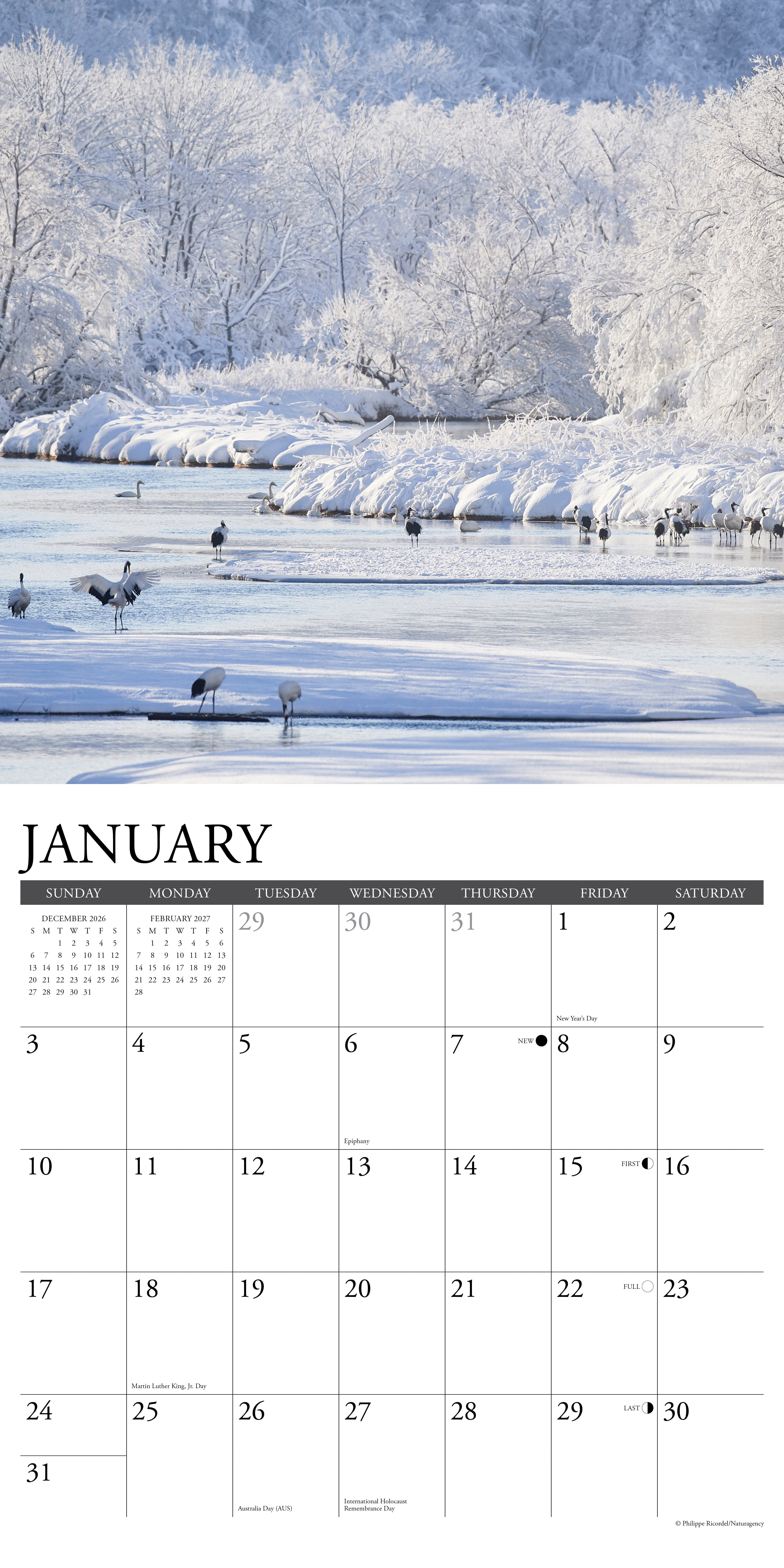 Willow Creek Press, Seasons 2027 Wall Calendar