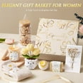 thumbnail image 4 of Gift Baskets for Women, Unique Birthday Gifts for Best Friend Mom Sister Wife Her - Self Care Package Get Well Soon Gift Baskets, Thinking of You Inspirational Sympathy Spa Gift Baskets, Beige, 4 of 9