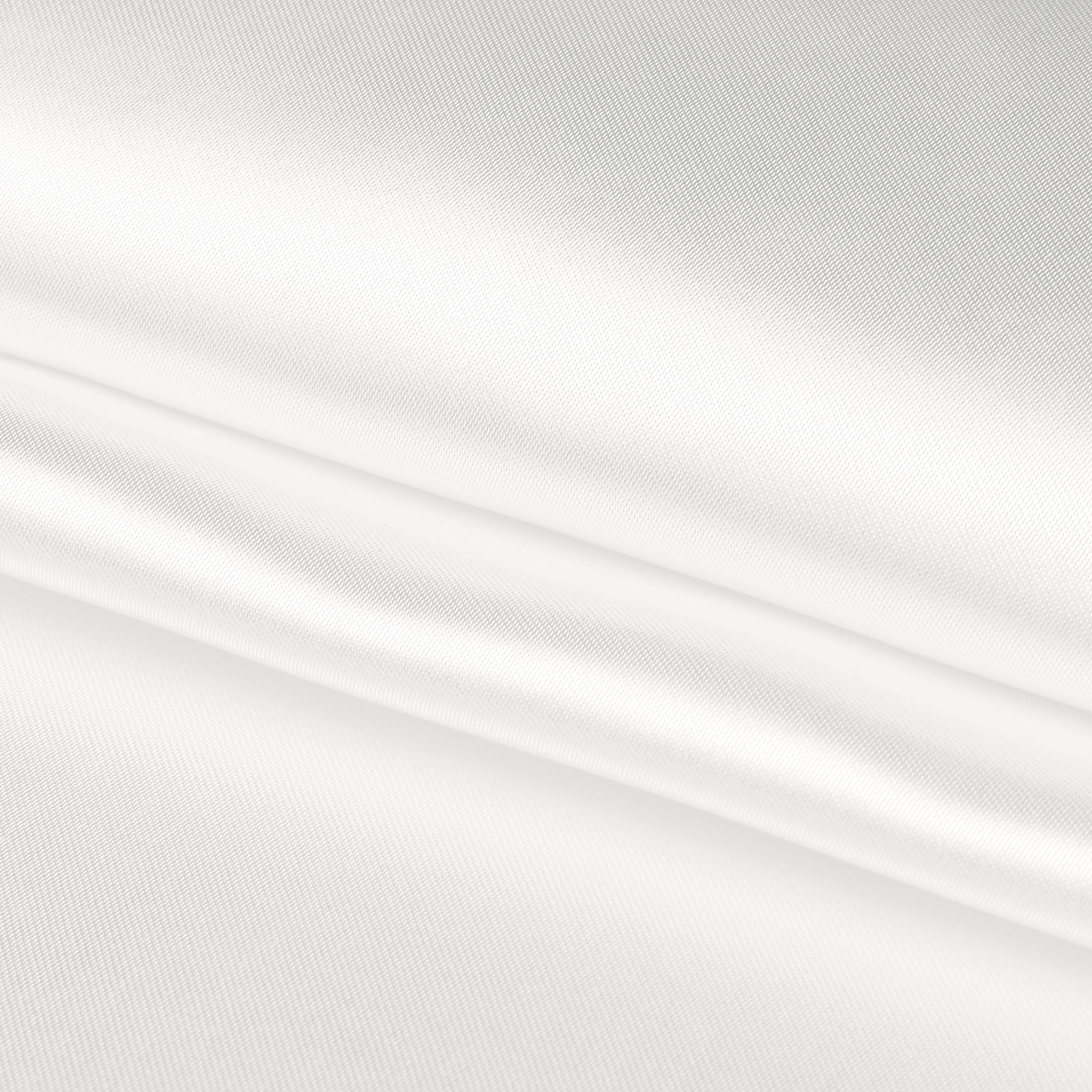 Unique Bargains Envelope Closure Breathable and Soft Satin Pillowcase (2 Count) White Standard