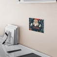 thumbnail image 5 of Yayeee Toggle Light Switch Wall Plate 3-Gang 6.37"x4.48" Decorative Outlet Cover, Blue Christmas Santa, 5 of 7
