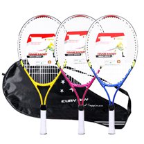 WRISTBIQUE 1Set Blue Alloy Tennis Racket for Teens with Oxford Storage Bag Durable and Practical