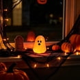 thumbnail image 6 of Halloween Mini Glow In The Dark Ghost Figurines 3 Pack Tiny Resin Spooky Statue for Fall Tabletop Decor and Halloween Party Supplies, 6 of 7