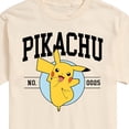 thumbnail image 3 of Pokémon - Pikachu Collegiate - Men's Short Sleeve Graphic T-Shirt, 3 of 5