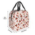 thumbnail image 3 of Honeii Autumn Brown Butterfly Print Lunch Bag Women, Lunch Box Lunch Bag for Women Adult Men, Small Leakproof Cute Lunch Tote Large Capacity Reusable, 3 of 8