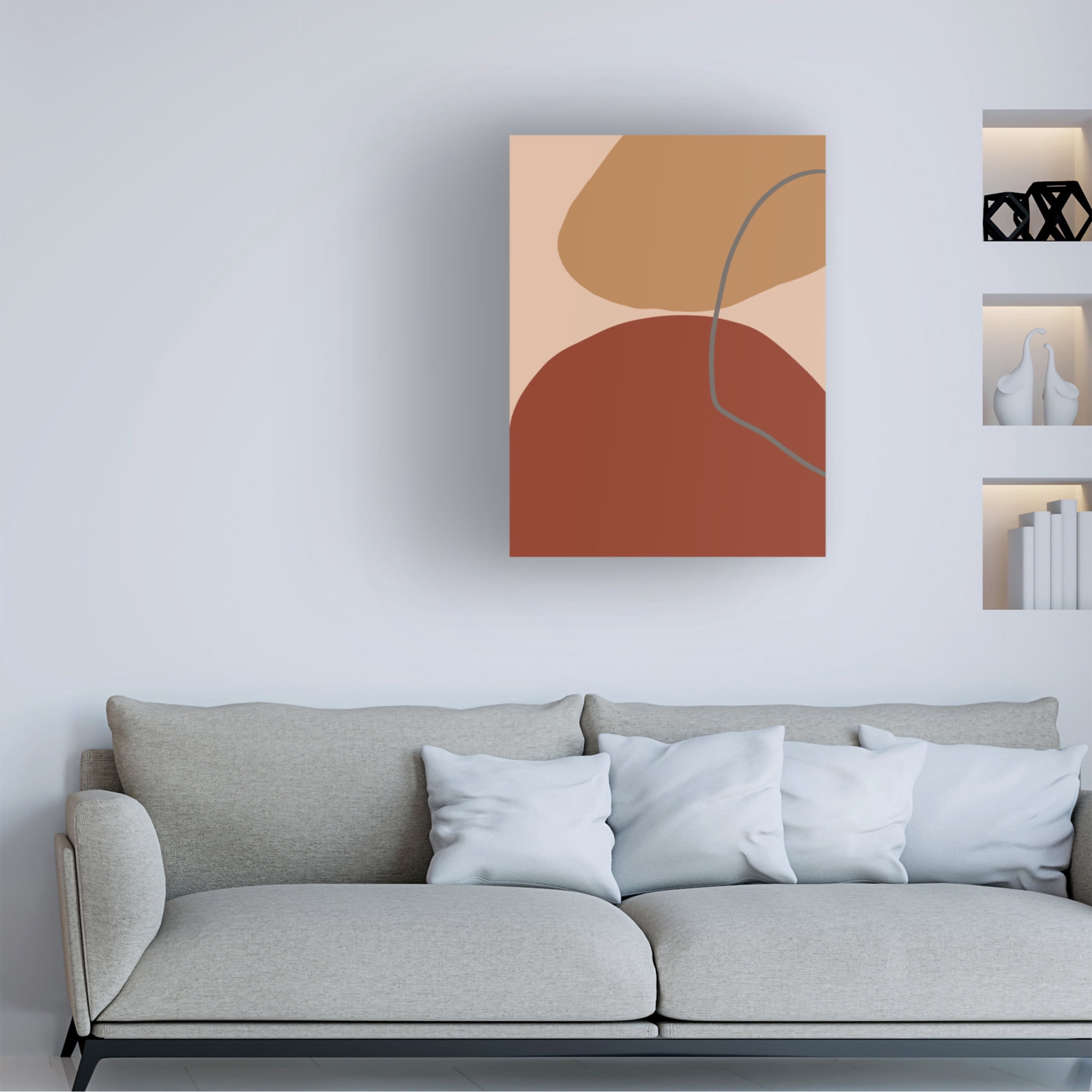Trademark Fine Art Yopie Studio Subtile Canvas Wall Art