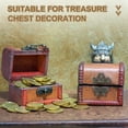 thumbnail image 6 of Uxcell Wooden Box Hasp Latch, Butterfly Vintage Engraved Hasp Latch Hook with Mounting Screws Yellow Bronze 44x50mm, 6 of 7