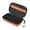 Orange outside, variant on Storage Case for Microphone Hard Shell Scratchproof Box with Pocket