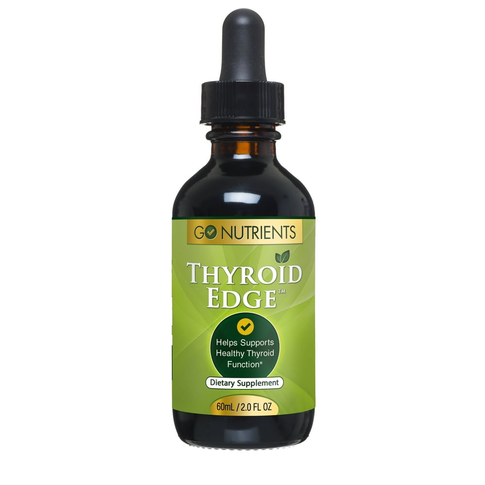 Thyroid Edge™ All Natural Thyroid Support Supplement 2 oz Walmart