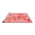 thumbnail image 2 of Ahgly Company Machine Washable Indoor Rectangle Abstract Red Modern Area Rugs, 8' x 12', 2 of 4