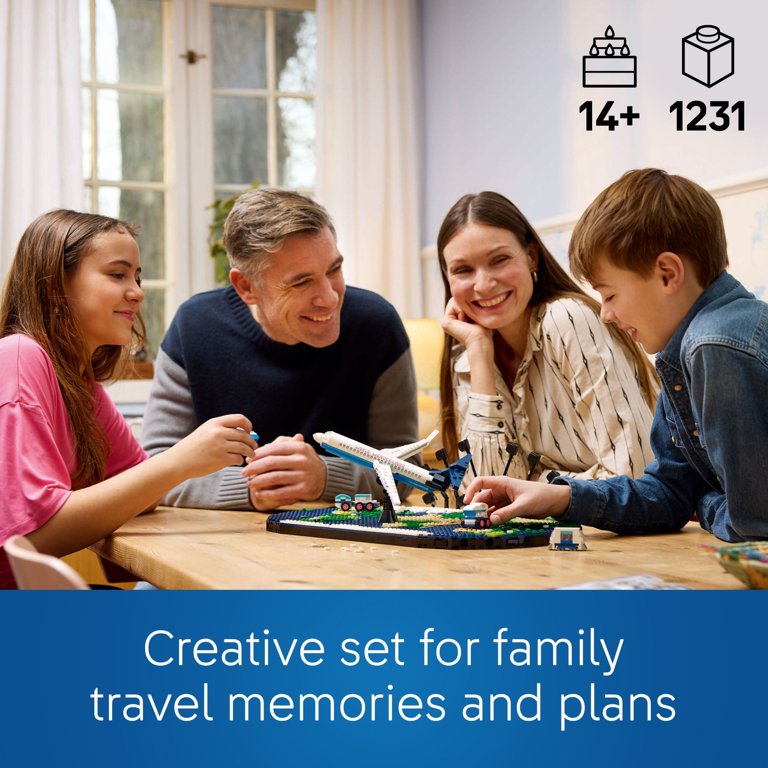 LEGO, Travel Moments Building Set, World Map for Travelers, 41838