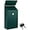 Dark Green, variant on Metal Donation Box Locking Suggestion Box with Slot and Lock with Key Wall Mounted Mailbox Waterproof Charity Collection Box Secure Drop Box for Cash Home Office Outdoor (Green)