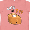 thumbnail image 4 of Inktastic Cute As 3.14 Pi Day Pumpkin Pie Pun Boys or Girls Toddler T-Shirt, 4 of 5