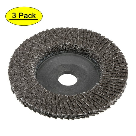 

Uxcell 4 Inch Flap Pad 60 Grits Grinding Wheel Sanding Pads 3 Pack