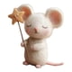 thumbnail image 5 of Ratones hechos a mano con adornos de muñecos de ratón estrella, miniatura navideña creativa para interiores Estilo E, 5 of 7