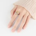 thumbnail image 3 of Dww-sunflower Rotating Ring For Female Anti Stress Anxiety Decompression Sunflower Ring, 3 of 5