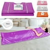 Docred Infrared Sauna Blanket, Largre Size 2-Zone Spa Sauna Blanket with Remote Control for Fitness and Detox Anti Aging (Zipper Type ,Purple)