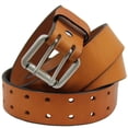 thumbnail image 4 of American Made 1 1/2 London Tan Bridle Leather Belt Double Hole, 4 of 4