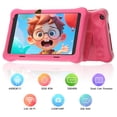 thumbnail image 4 of BESTSKI 8'' Kids Tablet, Android 12, 2GB RAM, 32GB Storage, IPS HD Touchscreen, Silicone Case, Pink, 4 of 6