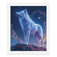 thumbnail image 5 of Paint by Numbers Kit for Adults, White Wolf Under Starry Sky Paint by Numbers, Easy Paint by Numbers Kit for Adults Beginner, DIY Adult Paint by Number Kits on Canvas, 12x16in Home Decor, 5 of 7