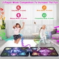 thumbnail image 5 of ANNKIE Dance Mat Toys for 3-12 Year Old Girls Boy,2 Players Dance Mat with Light-up 12 Buttons&5 Games Mode,Kids Dance Game Toy for Girl,Xmas Birthday Gifts for 4 5 6 7 8 9 10+ Year Old Girls Boys, 5 of 7