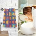thumbnail image 7 of Yayeee 100% Cotton Hand Towels for Bathroom 16" x 28" Soft Absorbent Kitchen Towel, Colorful Checkered Daisy, 7 of 7