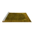 thumbnail image 2 of Ahgly Company Machine Washable Indoor Rectangle Persian Yellow Traditional Area Rugs, 4' x 6', 2 of 4