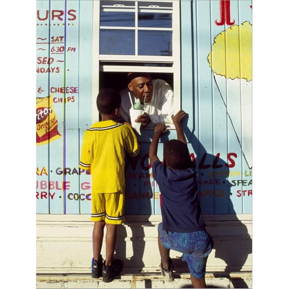 Art.com Sno-Cone Stand Stretched Canvas Print Wall Art by Carol Highsmith, 12" x 16"